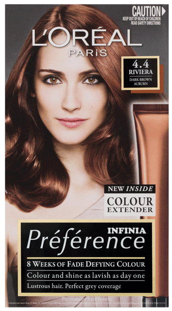 LOralParisPrfrencePermanentHairColour44RivieraIntenseFadeDefyingColour1